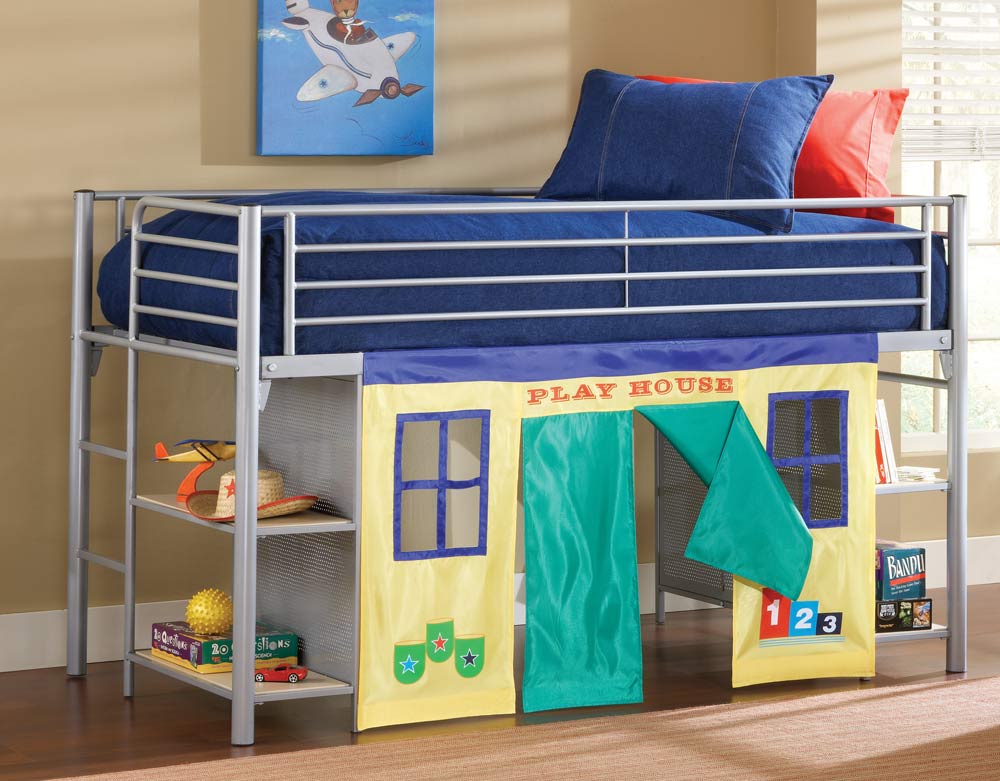 Детская кровать-чердак с игровой зоной